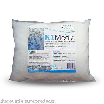 Evolution Aqua Kaldness K1 Biologisches Umzugsbeet Kunststoff Filtermedien Garten Koi