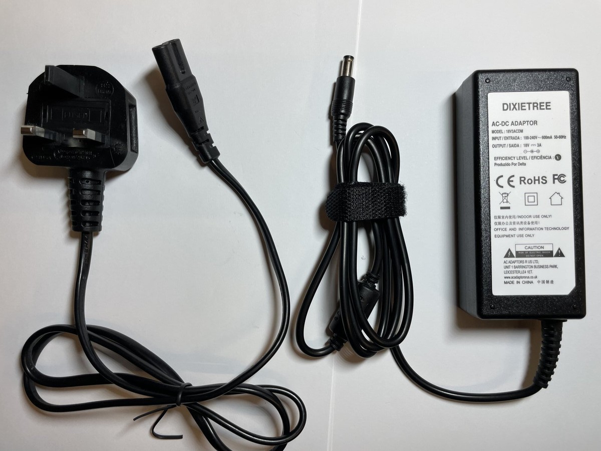 Replacement 18V 2000mA AC-DC Power Supply for Goodmans Sound Bar
