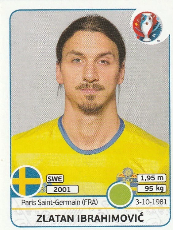 Zlatan Ibrahimovic trading card