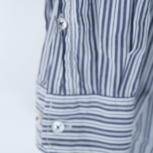 Mens CAMEL ACTIVE Shirt Medium Size Vintage Blue Striped Long Sleeve Casual Top - Picture 8 of 12