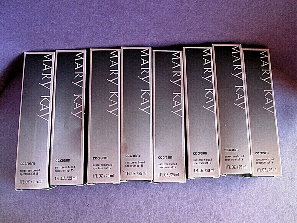 Mary Kay Vintage CC Cream Set of 8 Deep Medium to Very Deep 1 oz Tubes