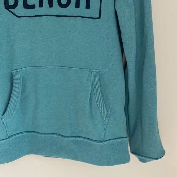 Bench Lord & Taylor Hoodie Size Medium Blue Embroidered Logo Hooded Sweatshirt - Image 4 of 4