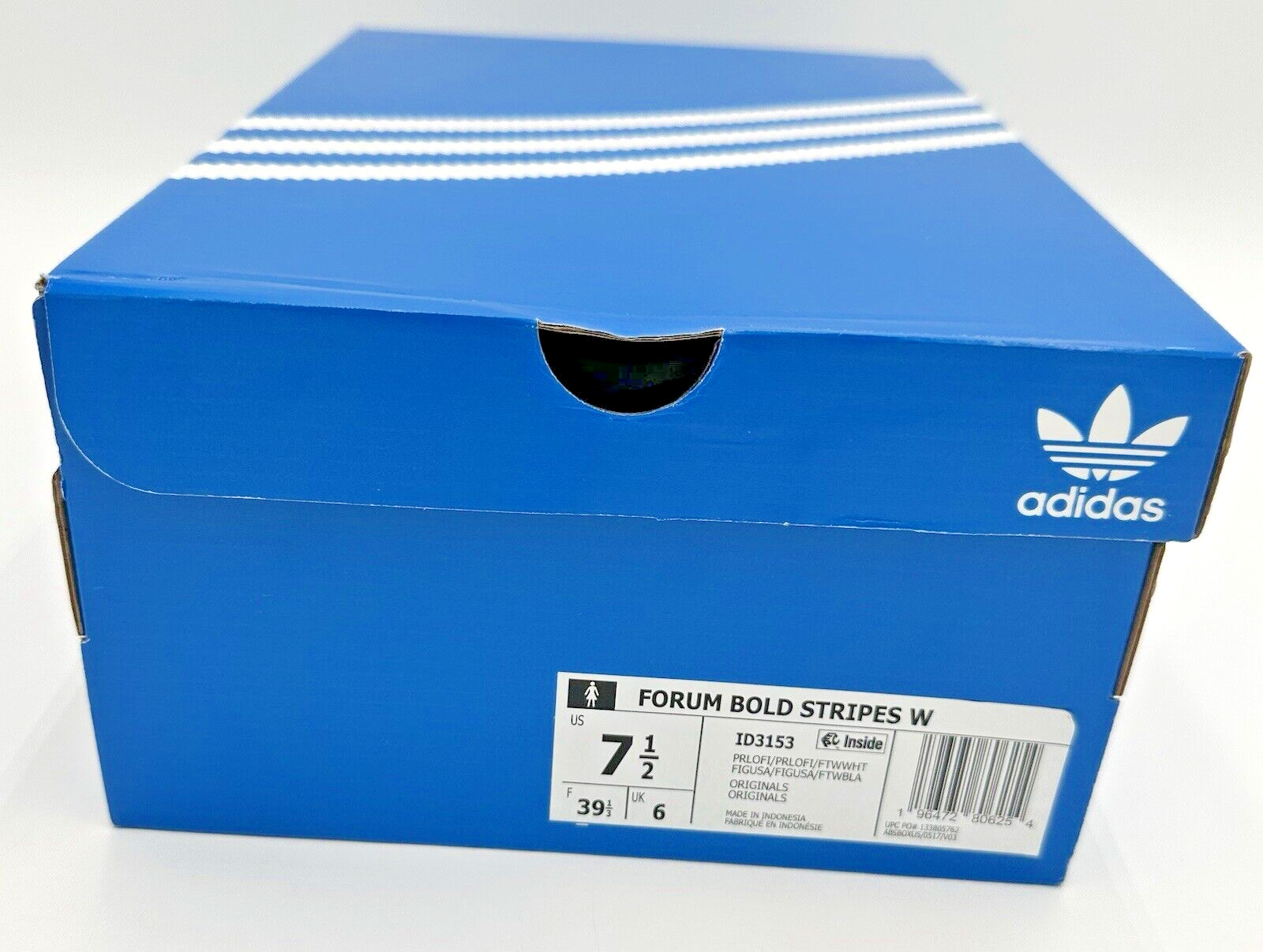 [ID3153] adidas Forum Bold Stripes Beloved Fig Women Size 7.5 image 7