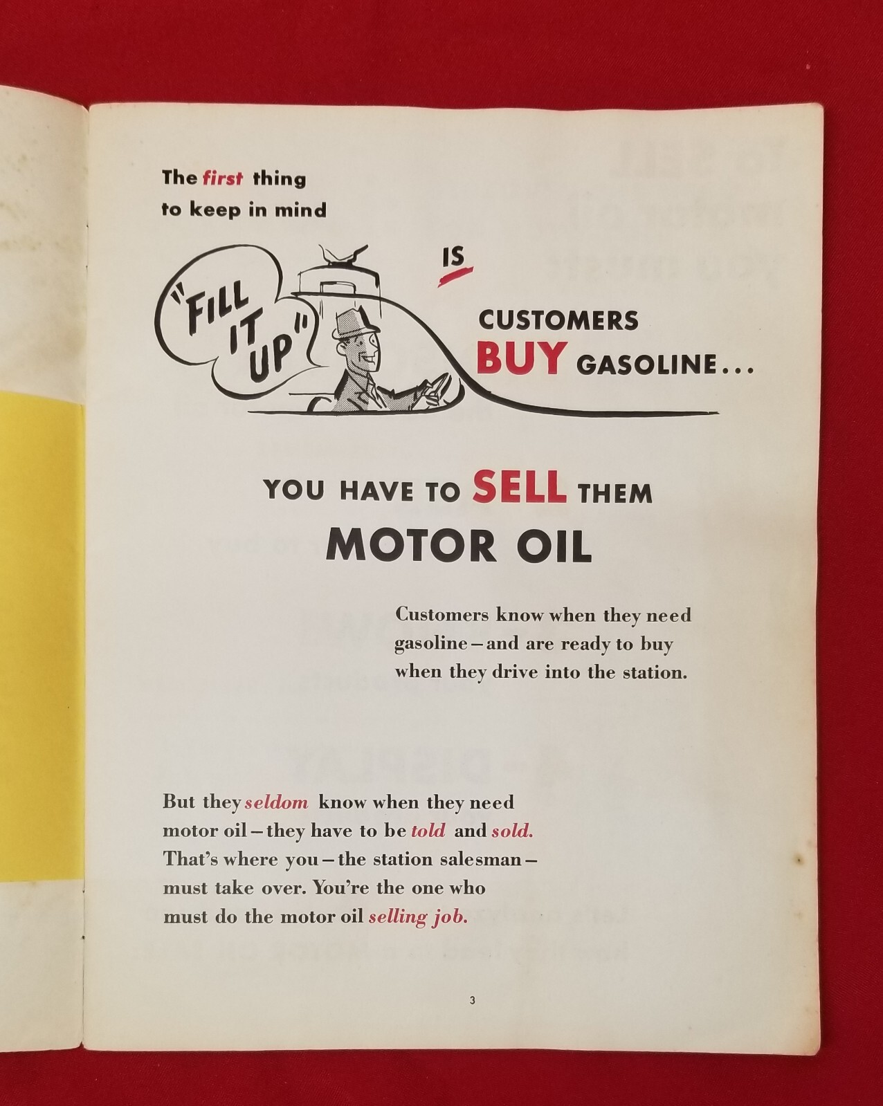 🔴 Shell How to Sell Motor Oil Booklet Salesmanship Old School Gas