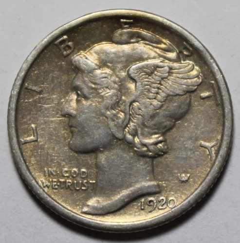 1920 D Mercury Dime NB17