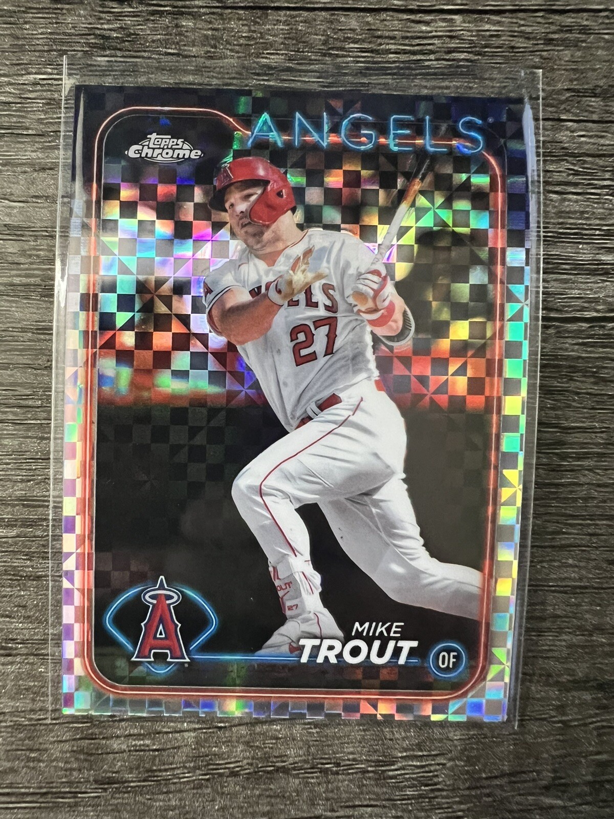 2024 Topps Chrome - X-Fractor #200 Mike Trout