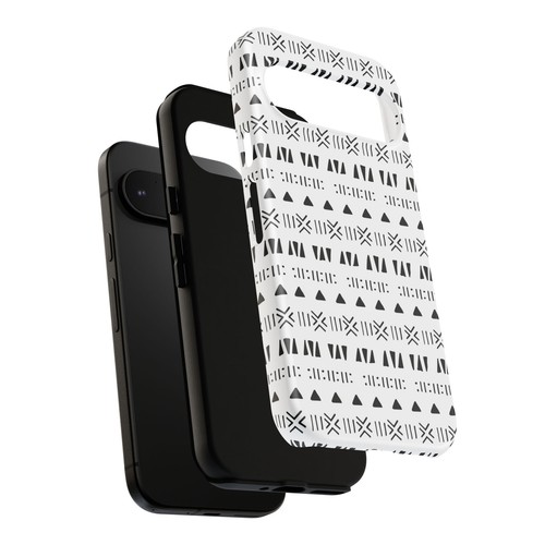 Black and White Southwestern Aztec Pattern Google Pixel Tough Cases - 第 13/131 張圖片