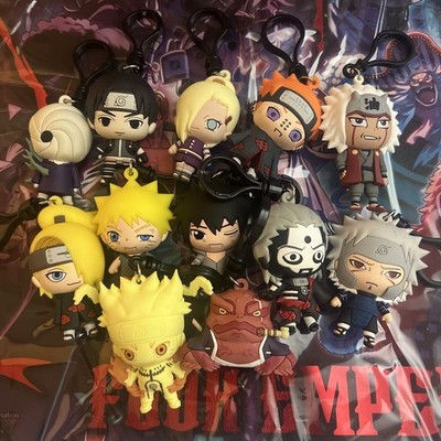 Mix Naruto Figural Bag Clip Bundle 12