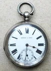 NO RESERVE c1890s Kendal & Dent Silver Pocket Watch Vintage Antique
