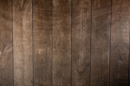 Kate Backdrop Retro Faux Wooden Wall Medium Brown Background Large 10' x 10'