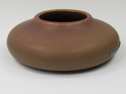 Antico vaso in ceramica marrone piccolo ROOKWOOD del 1900 - Foto 12 di 21