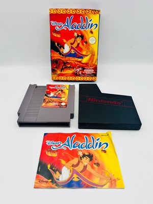   Nintendo NES Disneys Aladdin Europa Version OVP BDA PAL Komplett Retro CS