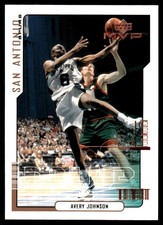 Avery Johnson 2000-01 Upper Deck MVP #154 Spurs NBA READ FREE SHIP AutographDen