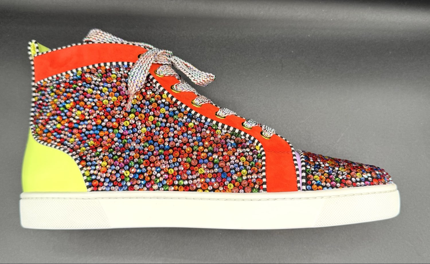 Christian Louboutin Louis Strass Multicolor Crystal High Tops image 9