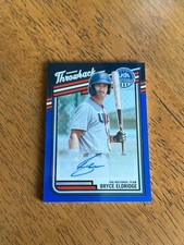 2026 Panini Prizm USA Stars & Stripes Bryce Eldridge Throwback Blue Auto #/49