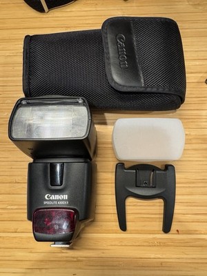 Canon Speedlite 430EX II Shoe Mount Flash LCD Display E-TTL Zoom for Canon
