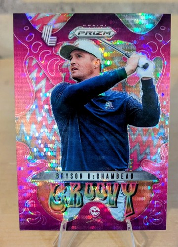 Bryson DeChambeau [Pulsar] #15 2025 Panini Prizm LIV Groovy card