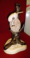 DAVID SHARP RYE POTTERY BIRD AND NEST LAMP BASE