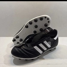 Adidas Copa Mundial Leather Soccer Cleats Black Made In Germany 015110 Sz 9.5