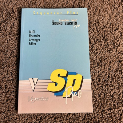 #ad VOYETRA SP PRO MIDI RECORDER ARRANGER SEQUENCER PLUS PRO USER GUIDE 1992 $11.95
