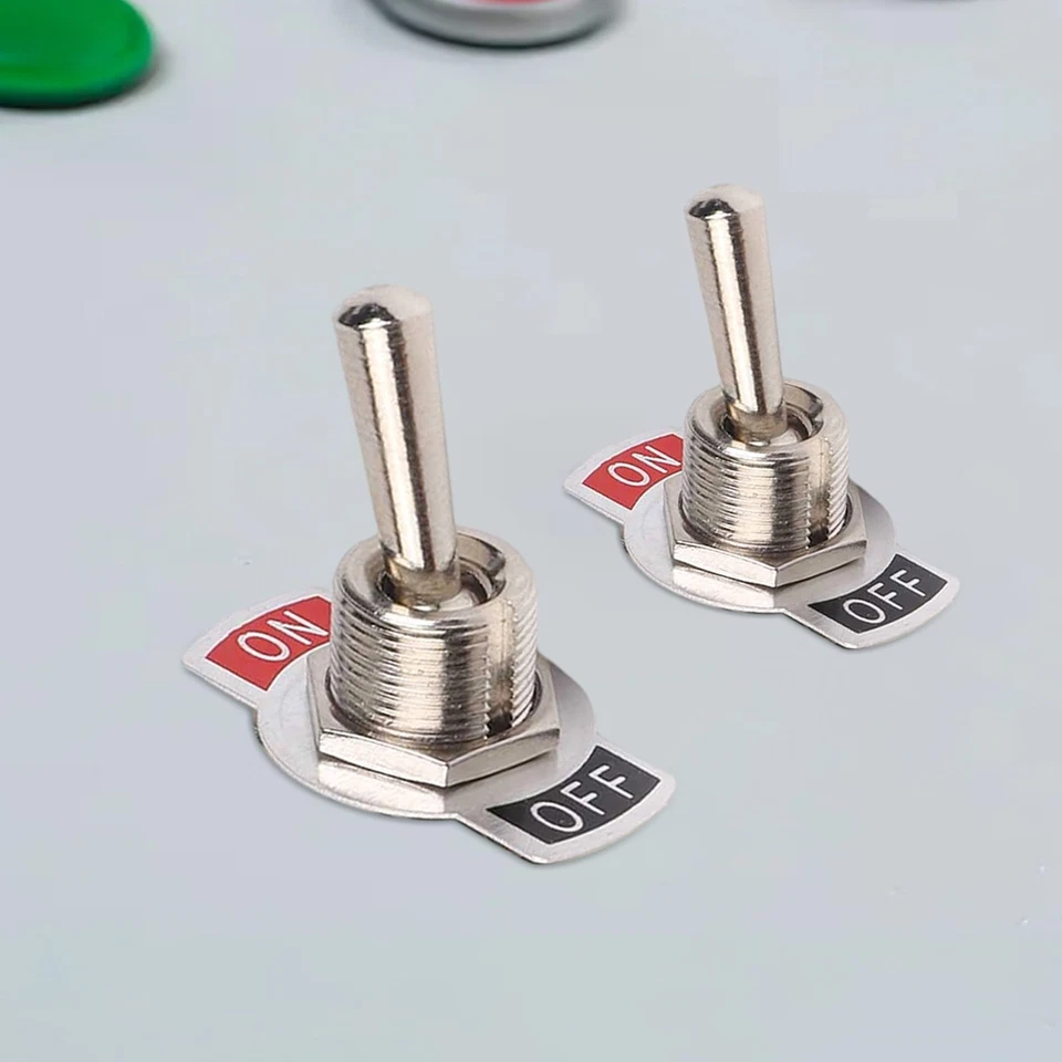 10Pieces Toggle Switch 12V 24V 220V 230V 10A ON / OFF 2 Pin Car Rocker Switch - Image 4 of 4