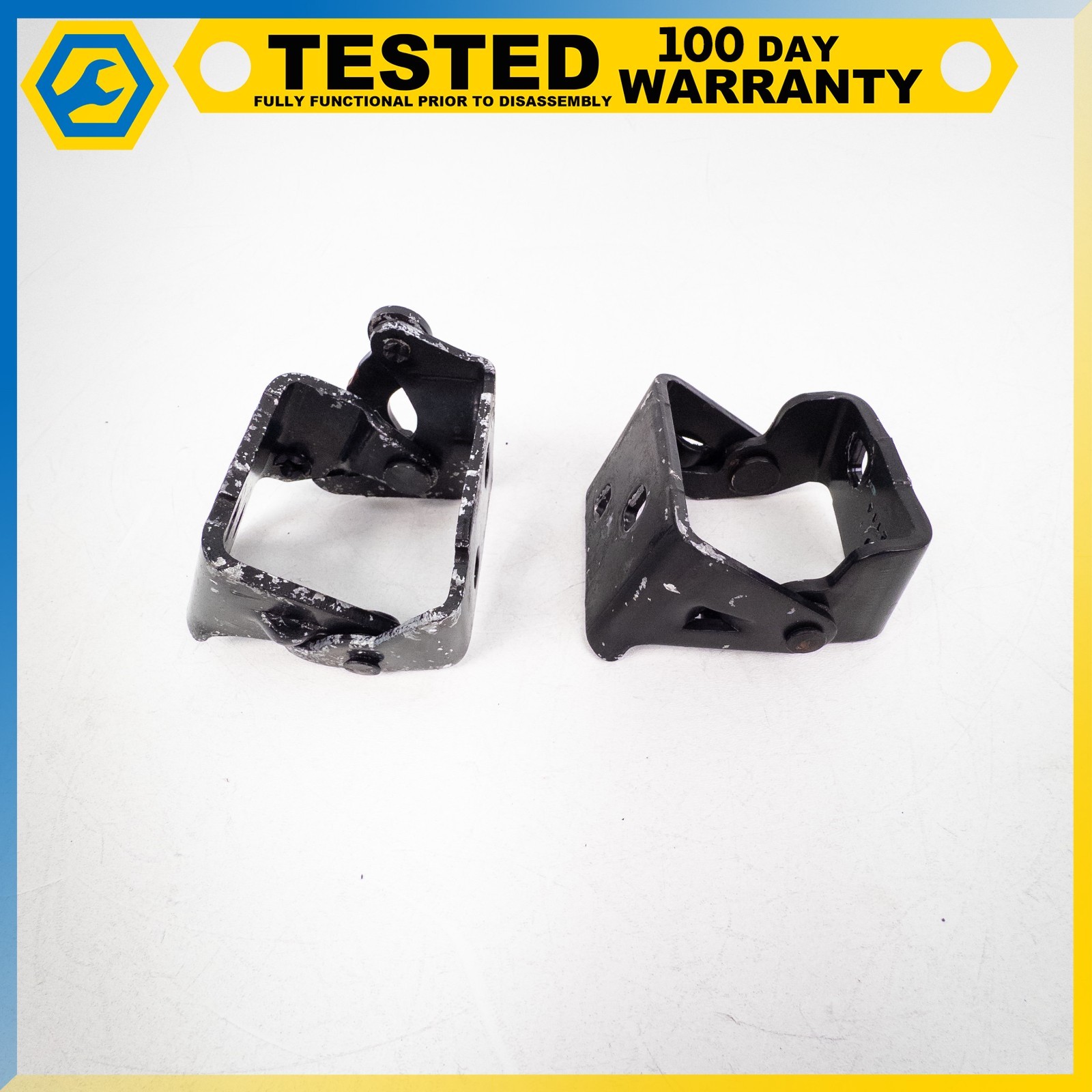 05-13 CHEVROLET CORVETTE C6 XLR FRONT RIGHT PASSENGER SIDE DOOR HINGE SET OEM