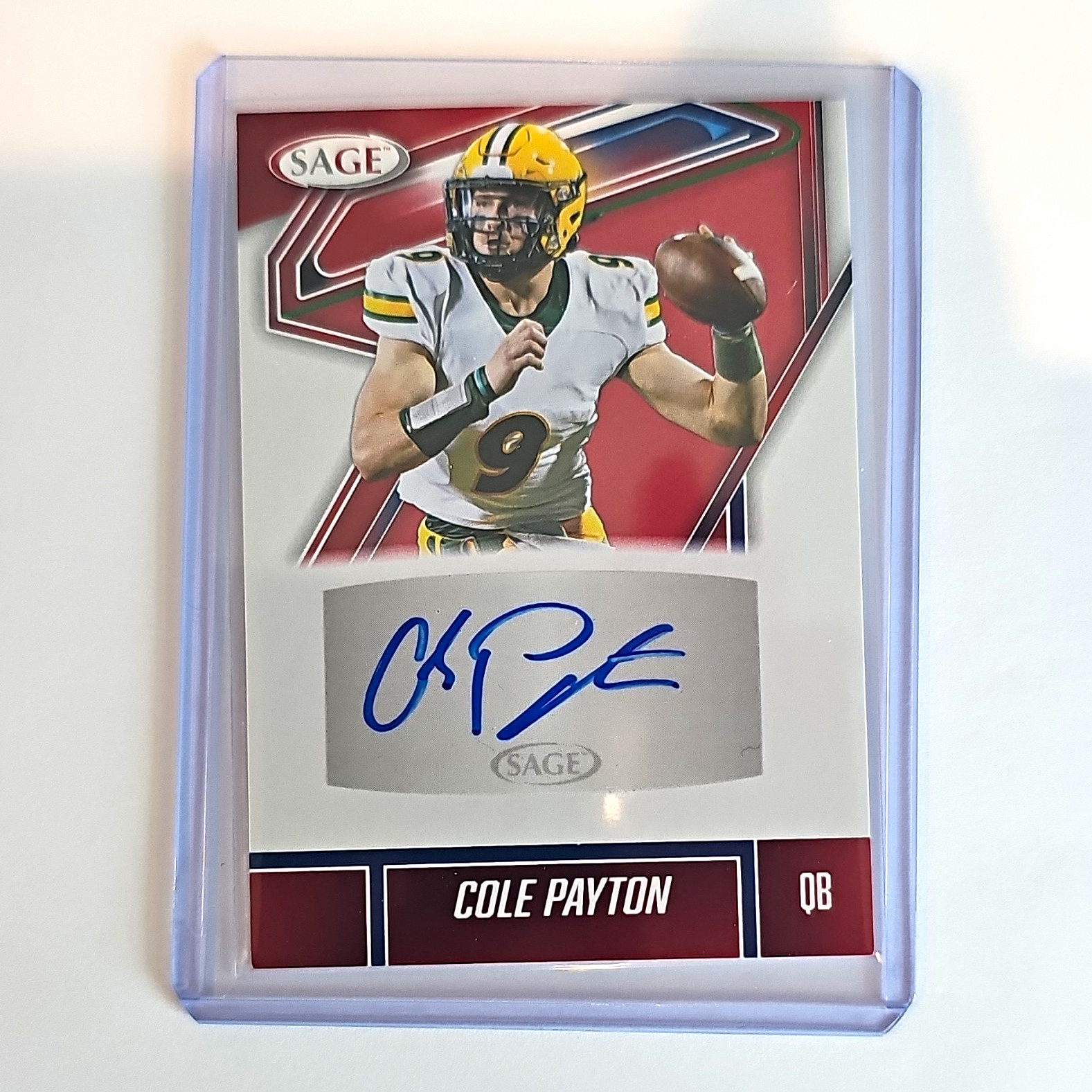 SAGE 2025 SAGE Cole Payton Autograph #A-CP2 North Dakota State Bison NCAA