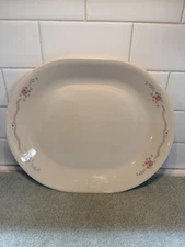 Corelle English Breakfast Platter Vintage 12.25 x 10 Serving Plate