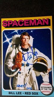 BILL "SPACEMAN" LEE Hand Signed Autograph 4X6 Photo MLB BASEBALL PITCHER