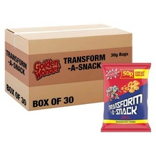 Golden Wonder Transform A Snack (30 x 27g) | BBQ, Beef, Cheese & Onion or Spicy