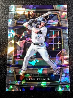2022 Panini Select  Concourse Ryan Vilade #9 Cracked Ice Prizm /25 (RC)