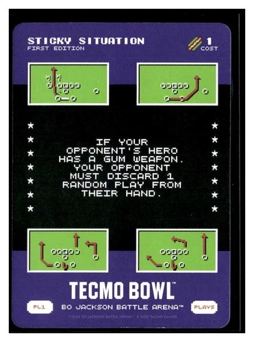 2026 Bo Jackson Battle Arena Tecmo Sticky Situation SSP #PL1