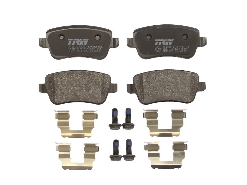 Kit frein à disque TRW GDB1637 avec revêtement Cotec pour freinage court