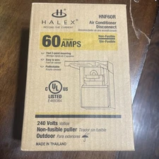 HALEX HNF60R 60-AMP Non-Fuse Air Conditioner Disconnect
