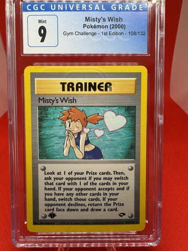 Misty's Wish (1st Edition) graded CGC 9 for sale on eBay