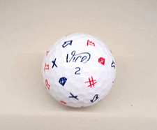 2x Vice 2 Tour Preferred Golf Balls White/Red/Blue Pattern Numbers 2 & 3
