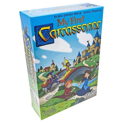 My First Carcassonne Fliesen Brettspiel Z-Man Familie Kinder Alter 4+ Kinder