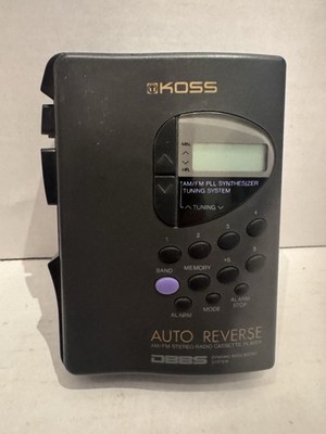 Vintage Koss PP-105Y Stereo/Radio/Cassette Player - TESTED WORKS