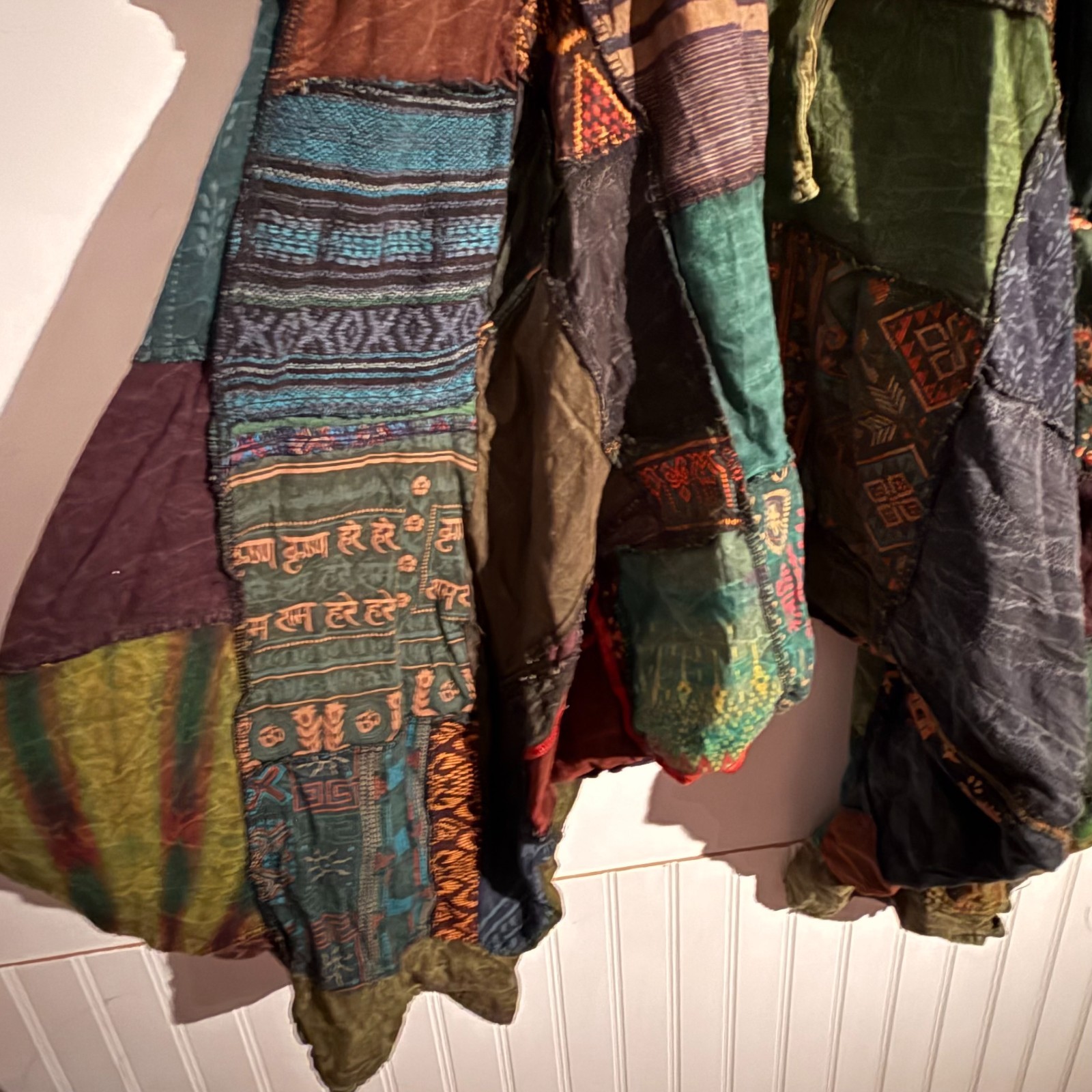 Boho Harem Style Patchwork Pants Handmade Unisex … - image 3