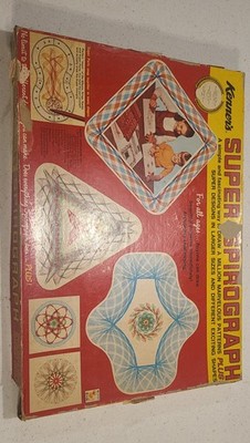 Vintage 1969 Kenner's Super Spirograph Plus Draw Design!