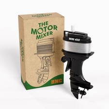 The Motor Mixer by HMC - Novelty Boat Motor Coffee Mixer Wind-Up Outboard Mini B