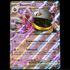 Banette EX 088/198 Double Holo Rare Scarlet & Violet Base Set Pokemon Card SV