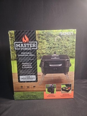 Master Forge Portable Charcoal Grill 206sq Cooking Area #5124371 New In Box
