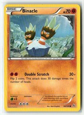 Binacle 48/106 Common Flashfire Pokemon Moderately Played