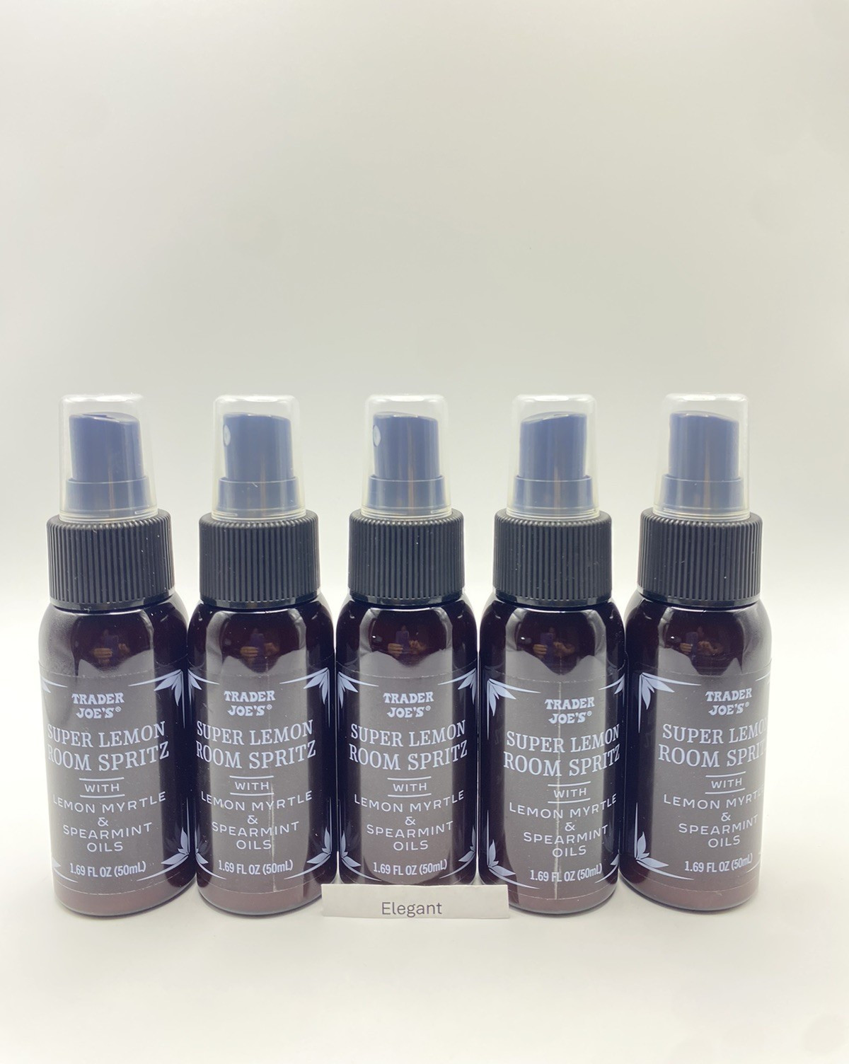 5 x Trader Joe's Super Lemon Room Spritz Spray Freshener Lemon & Spearmint Oils
