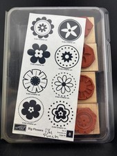 Stampin Up Big Flowers 109405 Rubber Cling Stamp