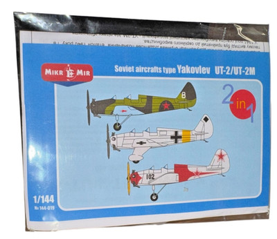 Mikro Mir No. 144-019 - 1:144 Soviet aircrafts type Yakovlev UT-2/UT-2M  NEU OVP
