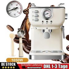 Espressomaschine Mahlwerk 1,5L 20 Bar Halbautomatische Espressomaschine DE