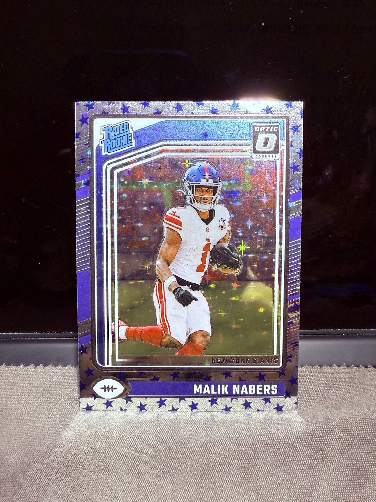 2024 Panini Donruss Optic - Rated Rookie Malik Nabers #271 Stars Prizm (RC)