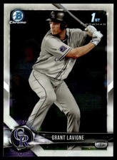 2018 Bowman Draft Chrome Grant Lavigne Colorado Rockies #BDC-186